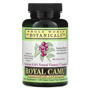 Вхоле Ворлд Ботаникалс, Royal Camu, 350 mg, 140 Vegetarian Capsules отзывы