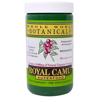 Whole World Botanicals, Royal Camu Powder, 3.5 oz (100 g)