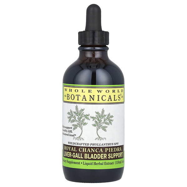 Whole World Botanicals Royal Chanca Piedra, Liver-Gall Bladder Support, 4 oz (118 ml)