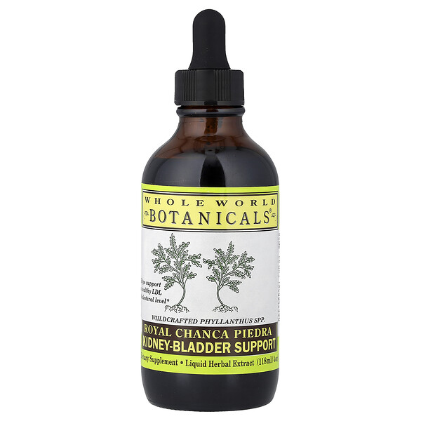 Whole World Botanicals Royal Chanca Piedra Kidney-Bladder Support, 4 oz (118 ml)