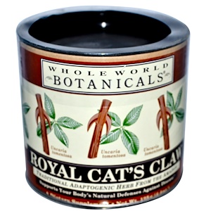 Whole World Botanicals, Royal Cat’s Claw, 125 г инструкция, применение, состав, противопоказания