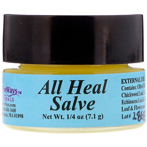Уайз Уэйз Хербалс, All Heal Salve, 1/4 oz (7.1 g) отзывы