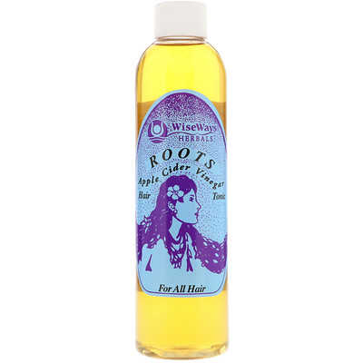 WiseWays Herbals, LLC Roots, Apple Cider Vinegar Hair Rinse, For All Hair, 8 oz (236 ml)