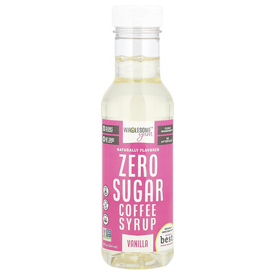 Wholesome Yum  Zero Sugar Coffee Syrup  Vanilla  12 fl oz (354 ml)