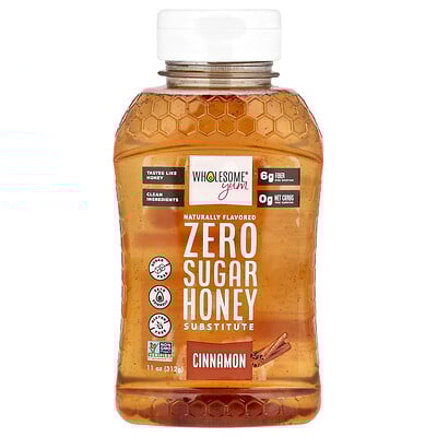Wholesome Yum  Zero Sugar Honey Substitute  Cinnamon  11 oz (312 g)