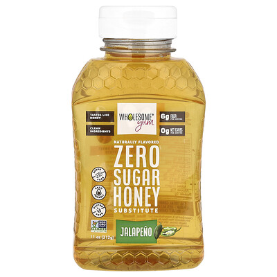 Wholesome Yum  Zero Sugar Honey Substitute  Jalapeno  11 oz (312 g)