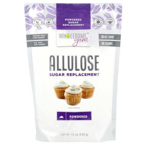 Wholesome Yum Allulose Powdered Sugar Replacement, 12 oz (340 g)