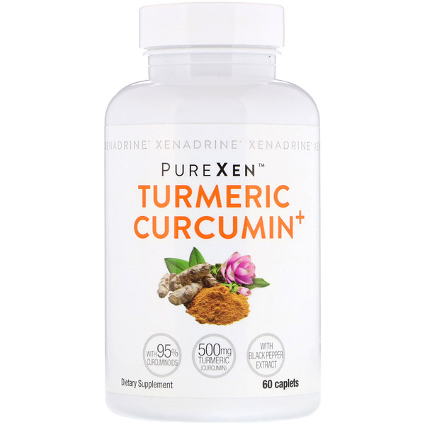 Xenadrine, PureXen, Kurkuma Curcumin+, 60 Kapseln
