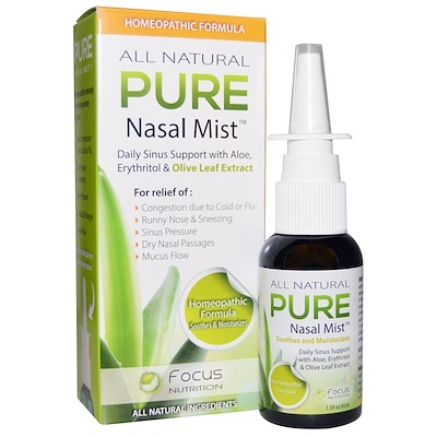 

Назальный спрей Pure, 1,5 жидких унций (45 мл)