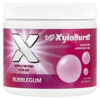 Xyloburst, Xylitolgummi, bubble tyggegummi, 100 stk., 150 g