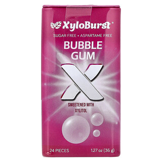 Xyloburst, Goma de Xilitol, Chiclete, 24 Unidades, 36 g (1,27 oz)