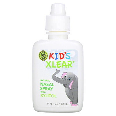 Kid's Xlear, солевой назальный спрей для детей, 22 мл (0, 75 жидк. унции)  - купить со скидкой