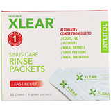 Xlear, Sinus Care Rinse Packets, Fast Relief, 20 Count, 6 g Each отзывы