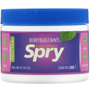 Xlear, Spry, Berryblast Mints, Sem Açúcar, 240 Unidades (144 g)