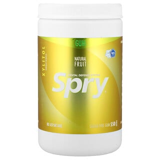 Xlear‏, ®Spry, מסטיק לעיסה, פירות טבעיים, ללא סוכר, 550 יחידות