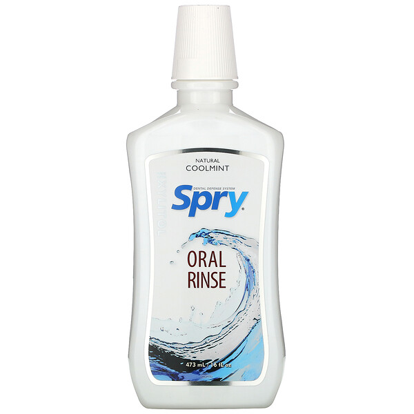 Xlear‏, Spry, Oral Rinse, Natural Coolmint, 16 fl oz (473 ml)