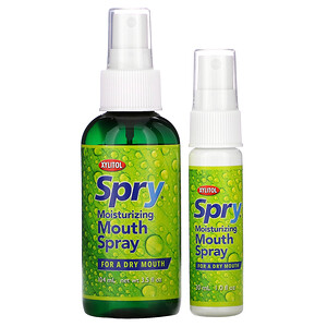 Отзывы о Кслир, Spry, Moisturizing Mouth Spray, 2 Pack, 4.5 fl oz (134 ml)