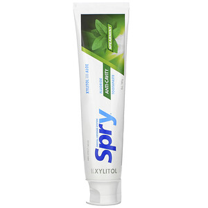 Отзывы о Кслир, Spry Toothpaste, Anti-Cavity with Fluoride, Spearmint, 5 oz (141 g)