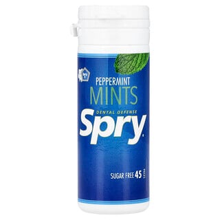 Xlear, Dental Defence Spry Mints, Peppermint, 45 Pieces