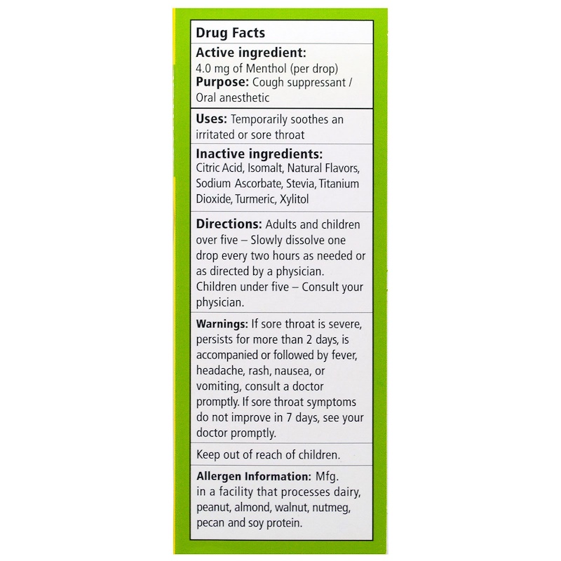 Xlear, Xylitol, Cough Drops, Sugar Free, Honey Lemon, 30 Drops iHerb