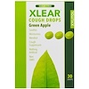 Xlear, Xylitol, Cough Drops, Sugar Free, Green Apple, 30 Drops