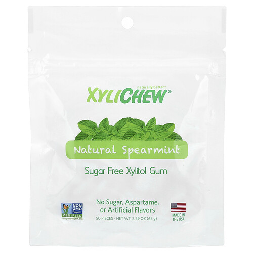 Xylident Xylichew®, Natural Spearmint, 50 Pieces