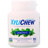 Xylichew, Жевательная резинка, подслащенная березовым ксилитом, перечная мята, 60 штук, 2,75 унций (78 г) отзывы