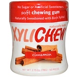 Xylichew, Мягкая жевательная резинка, корица, 60 шт. отзывы