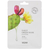 Daily Green Mask, Cactus, 1 Sheet, 0.84 fl oz (25 ml) - изображение