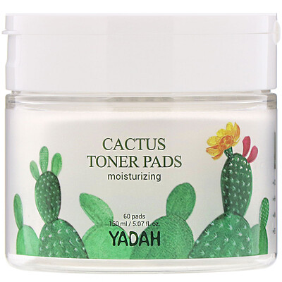 Yadah Cactus Toner Pads, 60 Pads