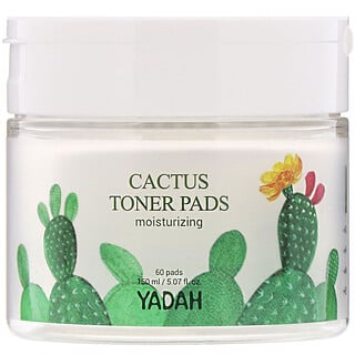 Yadah, Almohadillas tonificadoras con extracto de cactus, 60 almohadillas