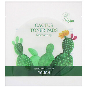 Отзывы о Yadah, Cactus Toner Pads, 20 Pads