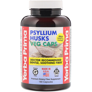 Ерба Прима, Psyllium Husks Veg Caps, 180 Capsules отзывы