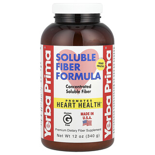 Yerba Prima, Soluble Fibre Formula, 12 oz (340 g)