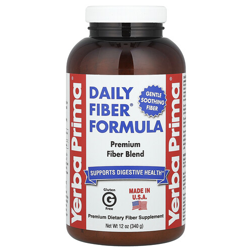 Yerba Prima Daily Fiber® Formula, 12 oz (340 g)