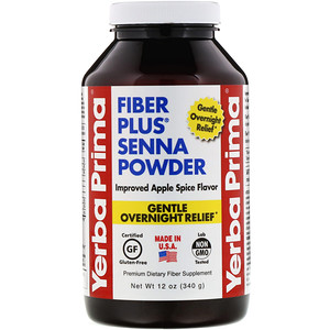 Отзывы о Ерба Прима, Fiber Plus Senna Powder, Apple Spice Flavor, 12 oz (340 g)