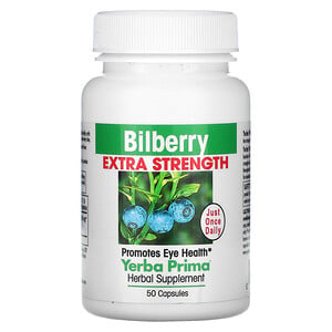 Отзывы о Ерба Прима, Bilberry Extra Strength, 50 Capsules