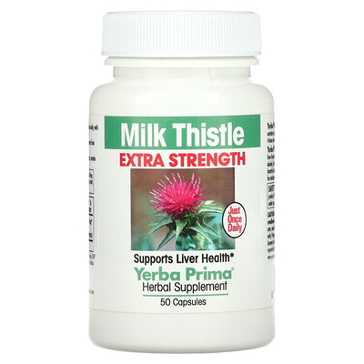 

Yerba Prima Milk Thistle Extra Strength 50 Capsules
