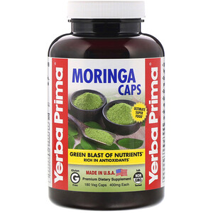 Ерба Прима, Moringa Caps, 400 mg, 180 Veg Caps отзывы