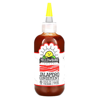 Yellowbird Sauce, Jalapeno Condiment, 9.8 oz (278 g)