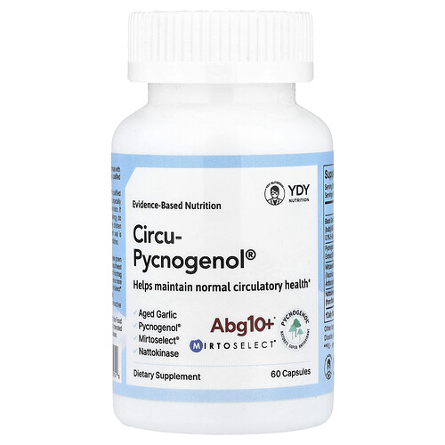 YDY, Circu-Pycnogenol®, 60 Capsules