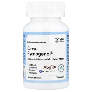 YDY, Circu-Pycnogenol®, 60 Cápsulas