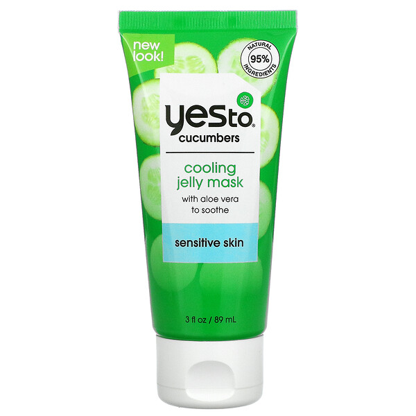 Yes To, Cooling Jelly Mask, Cucumbers, 3 fl oz (89 ml)