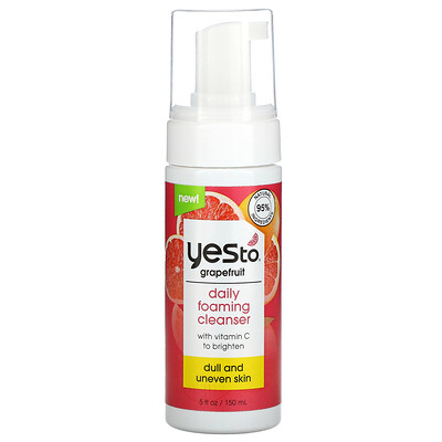 picture of Yes To Daily Foaming Cleanser, Grapefruit
