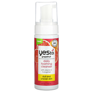 Yes To, Daily Foaming Cleanser, Grapefruit, 5 fl oz (150 ml)