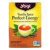 Yogi Tea, Perfect Energy เครื่องเทศวานิลลา บรรจุ 16 ถุงชา ขนาด 1.12 ออนซ์ (32 ก.)