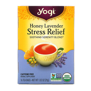 Yogi Tea ハニーラベンダー ストレスリリーフ カフェインフリー