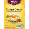 Yogi Tea, Organic Mango Ginger, Caffeine Free, 16 Tea Bags, 1.12 oz (32 g)