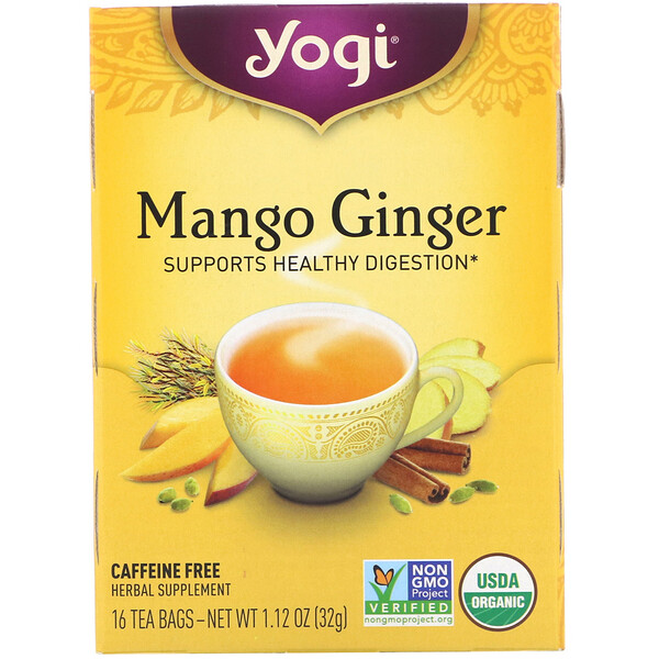 Yogi Tea, ΠΡΠ³Π°Π½ΠΈΡΠ΅ΡΠΊΠΈΠΉ ΡΠ°ΠΉ Β«ΠΠ°Π½Π³ΠΎ ΠΈ ΠΈΠΌΠ±ΠΈΡΡΒ», Π±Π΅Π· ΠΊΠΎΡΠ΅ΠΈΠ½Π°, 16Β ΡΠ°ΠΉΠ½ΡΡ
ΠΏΠ°ΠΊΠ΅ΡΠΈΠΊΠΎΠ², 32Β Π³ (1,12 ΡΠ½ΡΠΈΠΈ)