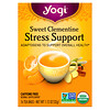 Yogi Tea, Stress Support, Sweet Clementine, Caffeine Free, 16 Tea Bags, 1.12 oz (32 g)
